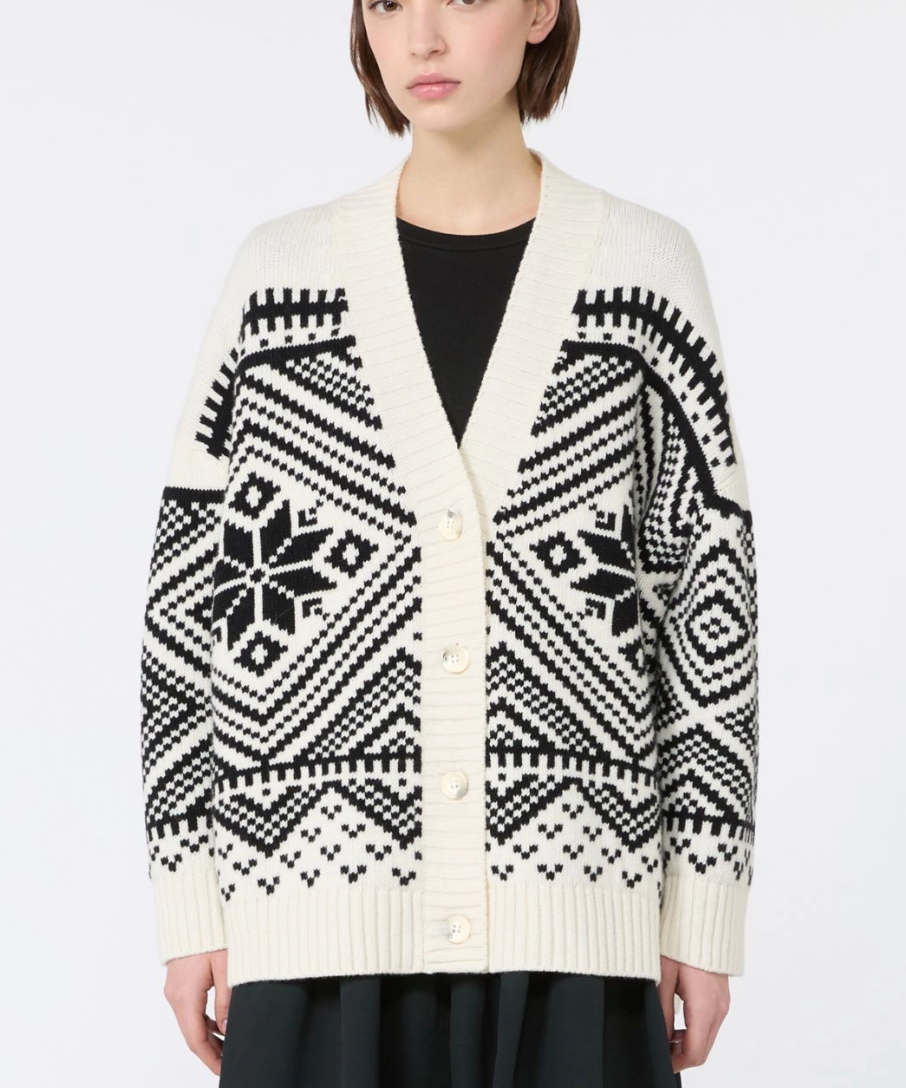 Cardigan con scollo a V