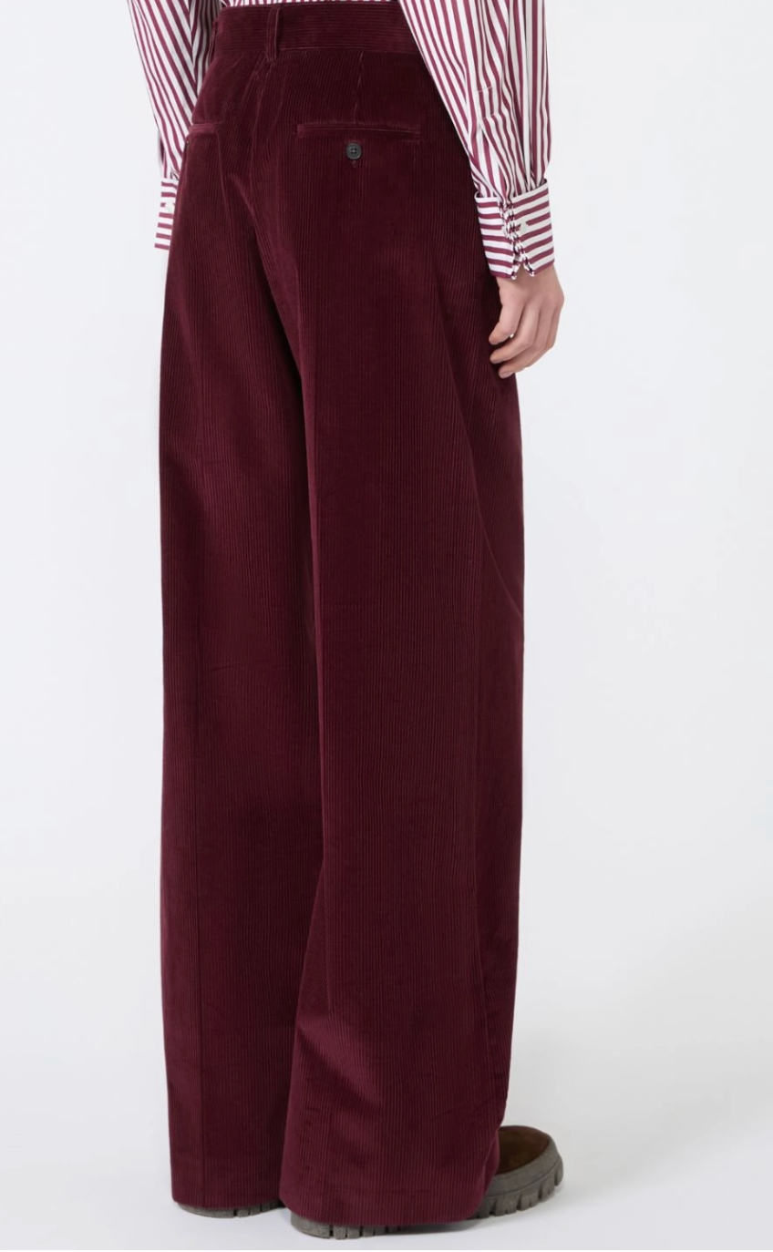 Pantalone in velluto di cotone